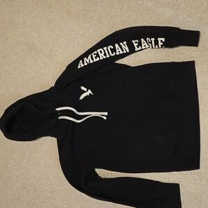 American Eagle Mens Xsmall Black Hoodie